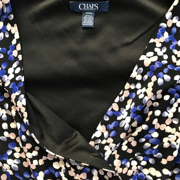 EUC Chaps Swing Dress • Size M • Flutter Sleeves and Fun print! - Picture 6 of 9